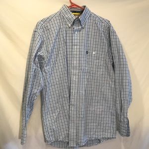 Men’s Medium Wrangler George Strait LS shirt